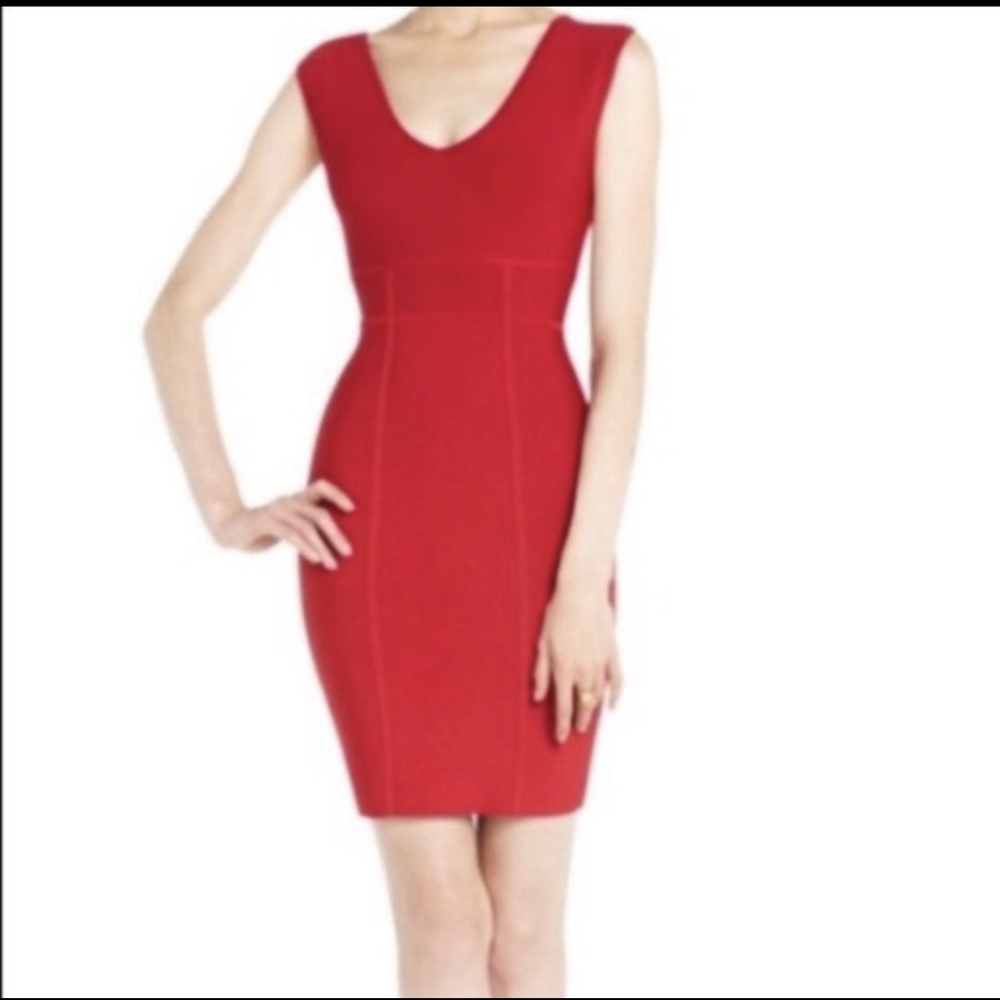 BCBG maxazira red bodycon m